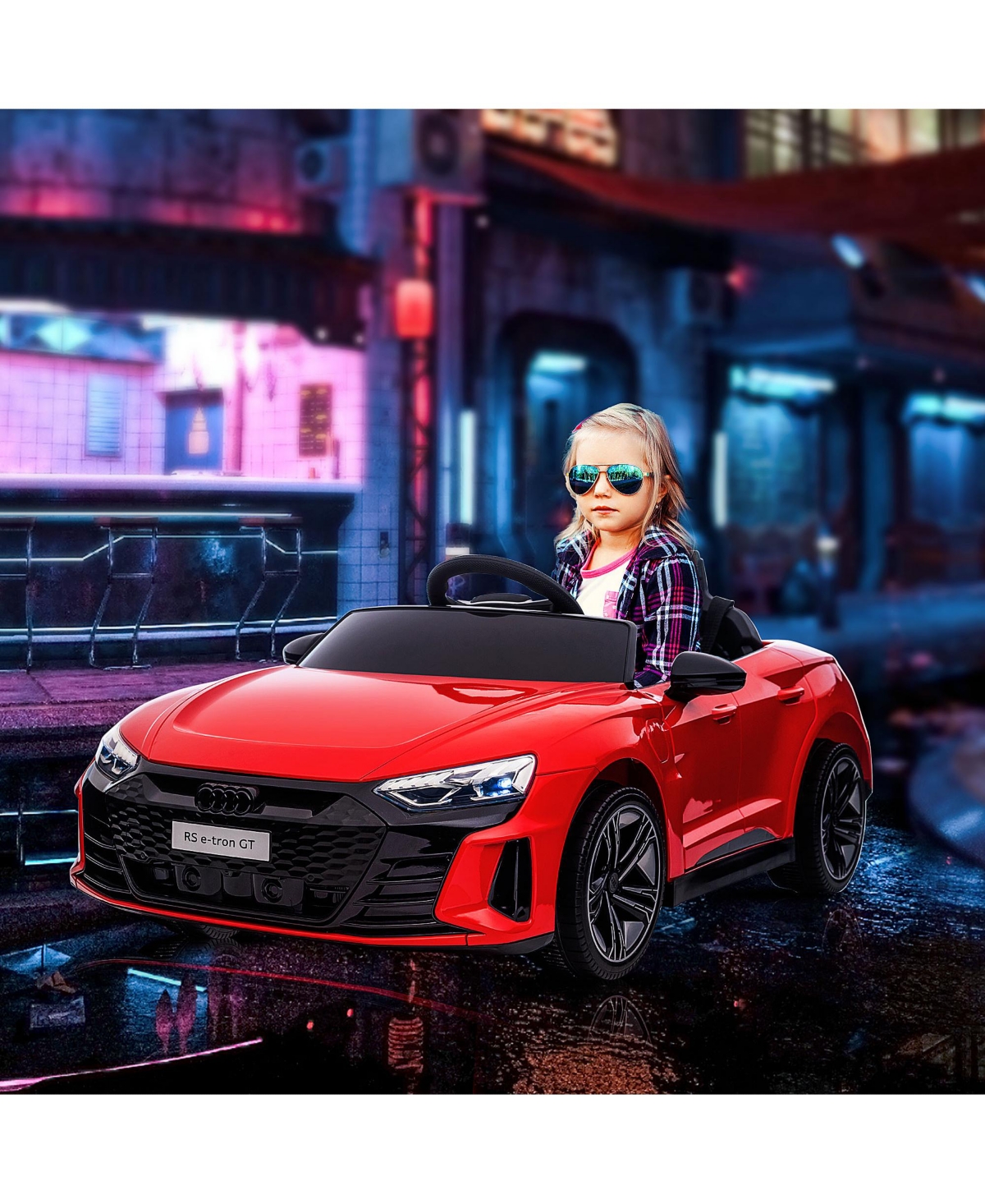 Streamdale Furniture 12V Audi Rs E-tron Gt Ride-on Car for Kids