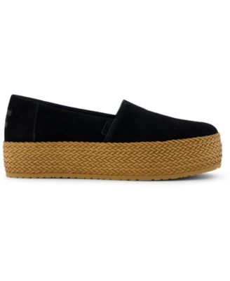 Women's Valencia Suede Platform Espadrilles