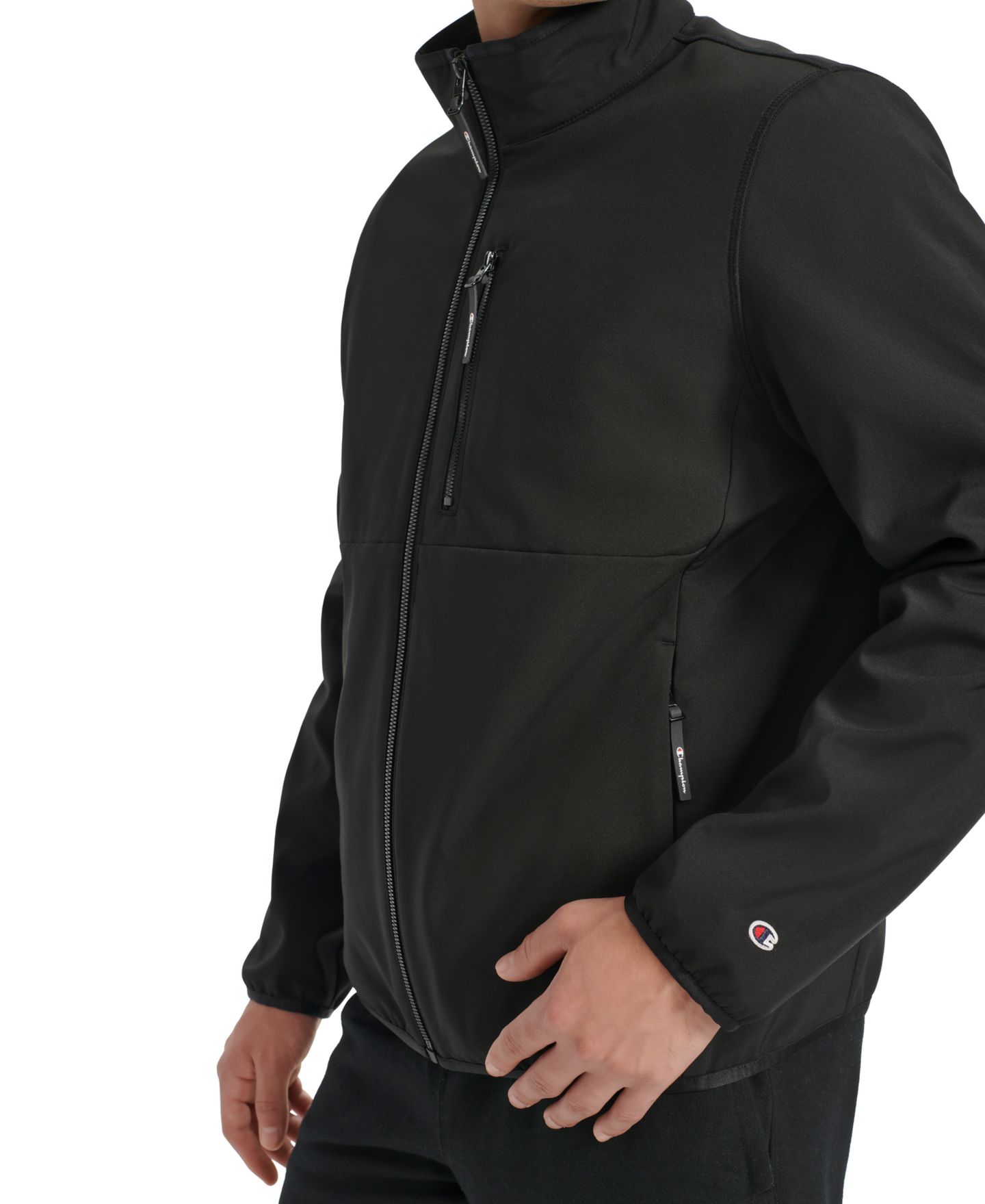 Мужская куртка Champion Lightweight Sport Shell, цвет: Чёрный — фото 4
