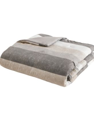 Jaxon Wide Stripe 7-Pc. Comforter Set, Queen