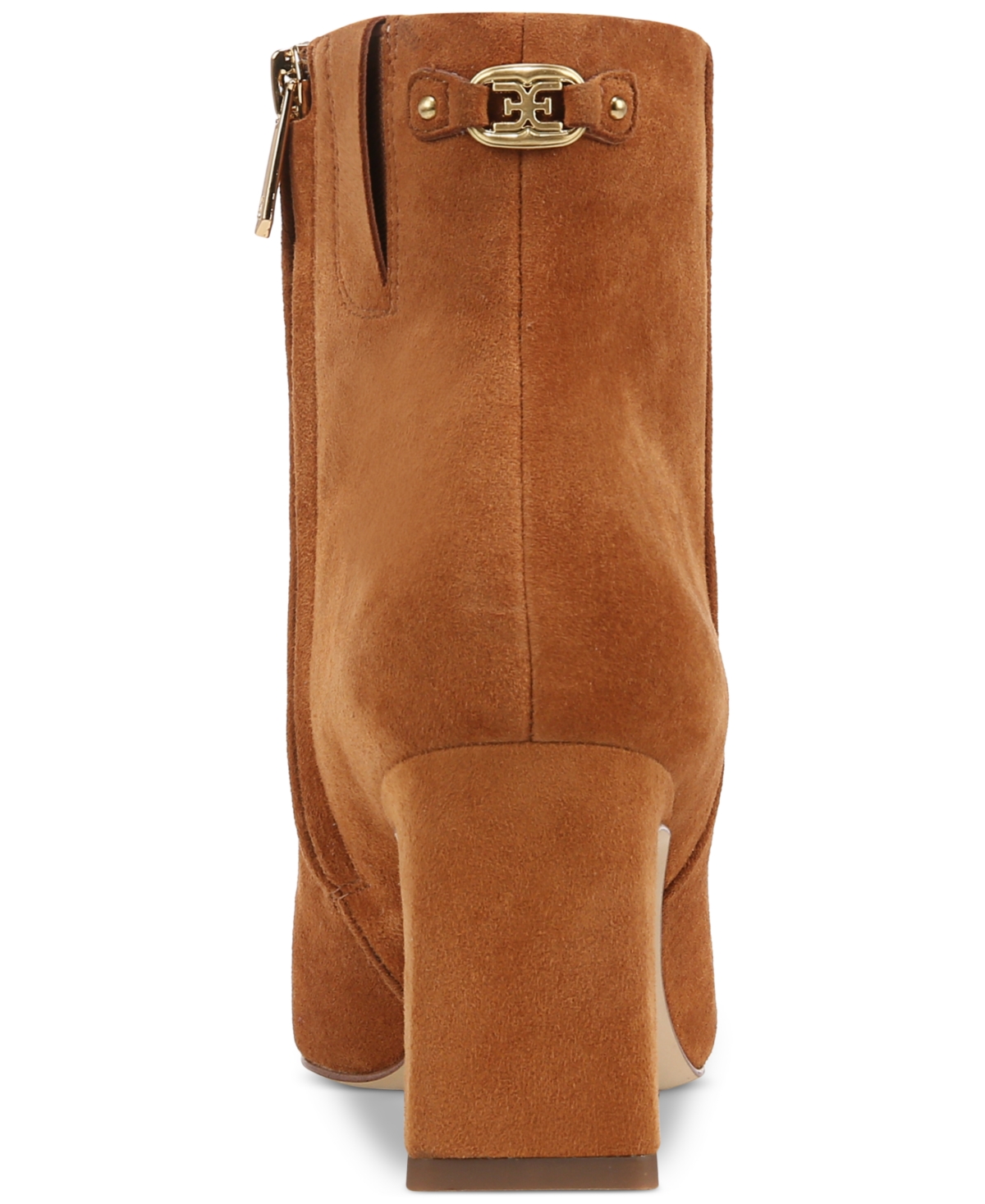 Sam Edelman Women's Saige Snip-toe Dress Booties In Frontier Brown Suede
