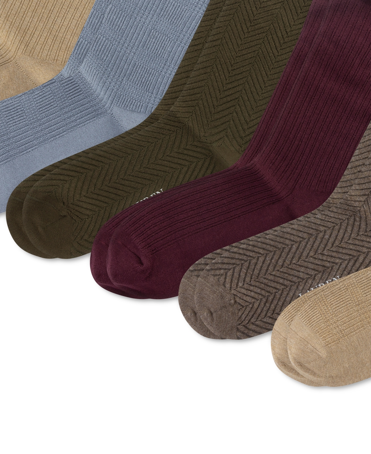 Lauren Ralph Lauren Women's 6-Pk. Glen Plaid Roll-Top Slack Socks