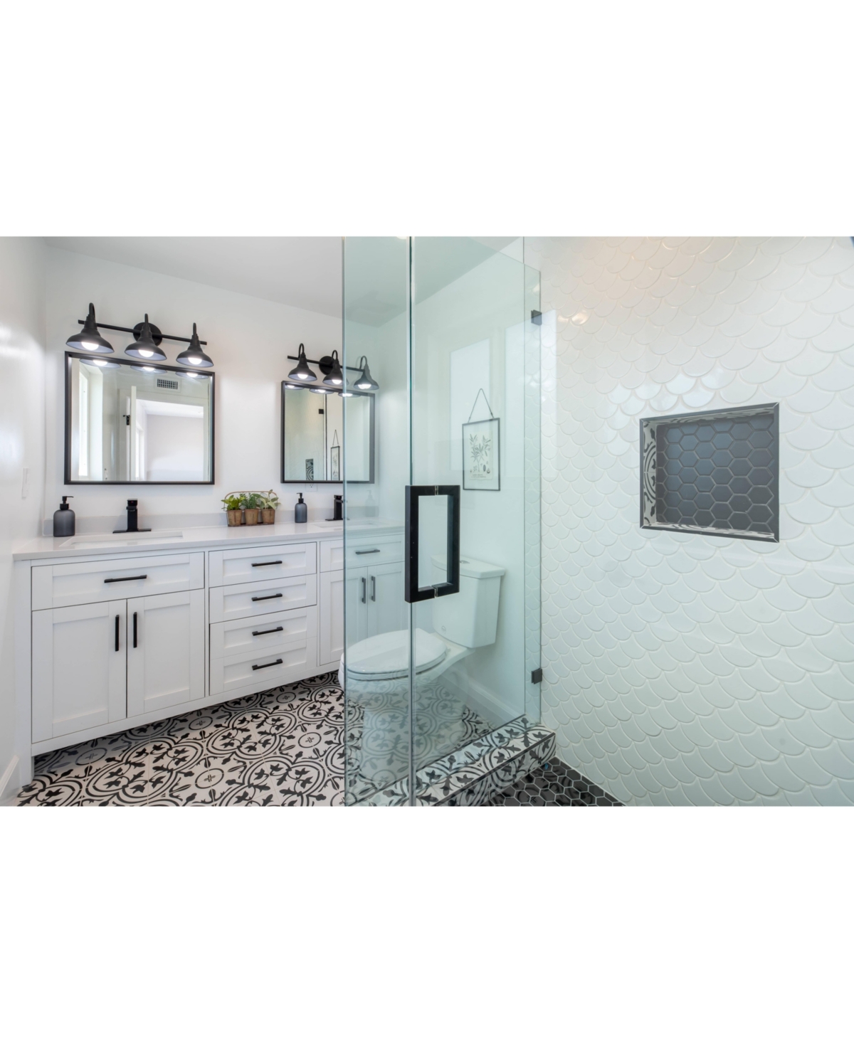 Moose Farmhouse Bath Vanity Wall Light 3-Light Barn Sconce Oil Rubbed Bronze - Oil-rubbed bronze