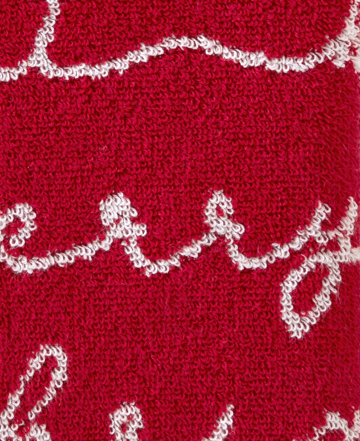 Skl Home Merry And Bright Jacquard Cotton 2-pc Hand Towel Set, 16" X 25" In Red