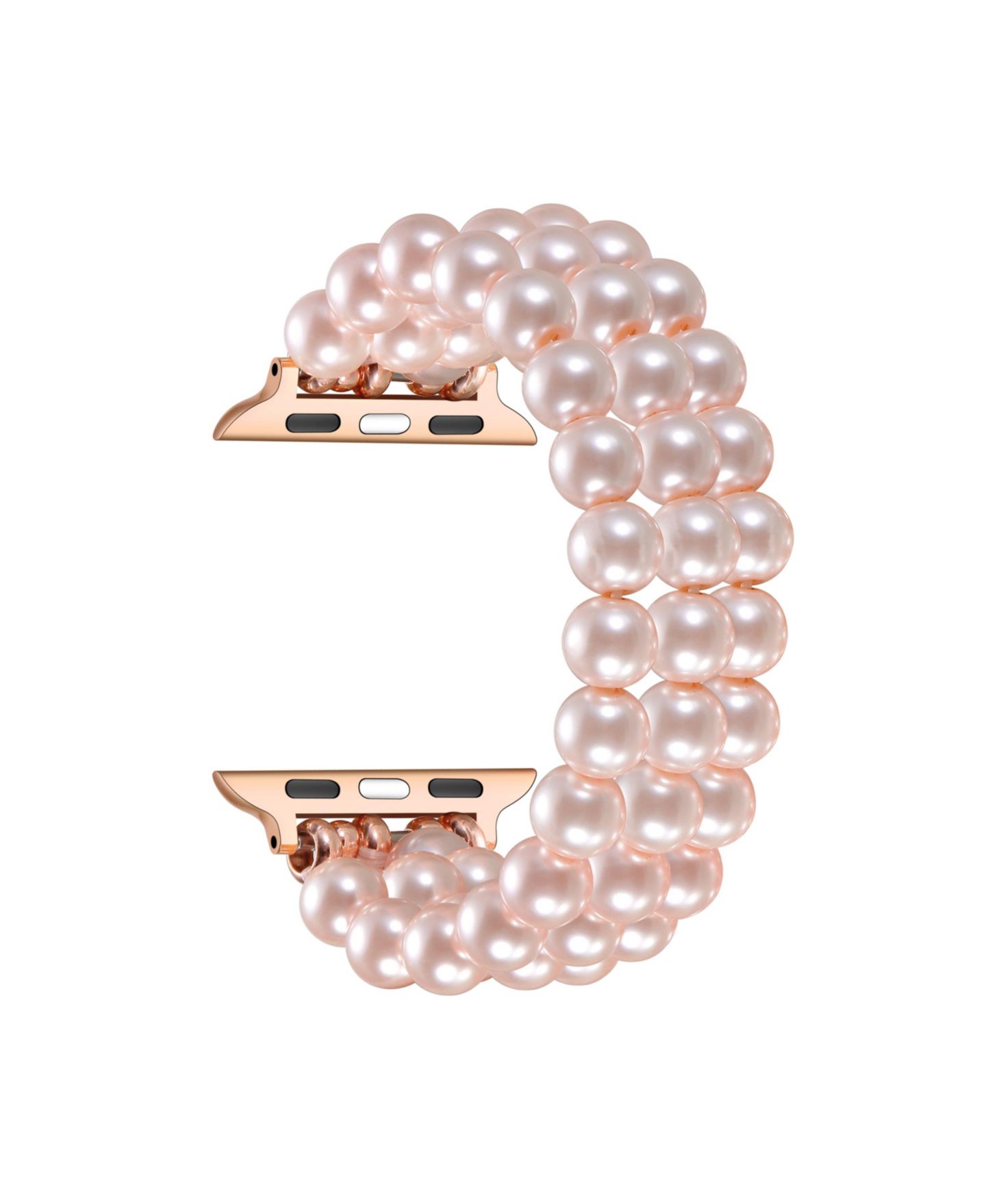 Ремешок для часов Posh Tech Violet Faux Cultivated Pearl Band for Apple Watch 44,45,46,49mm, цвет: Белый — фото 5