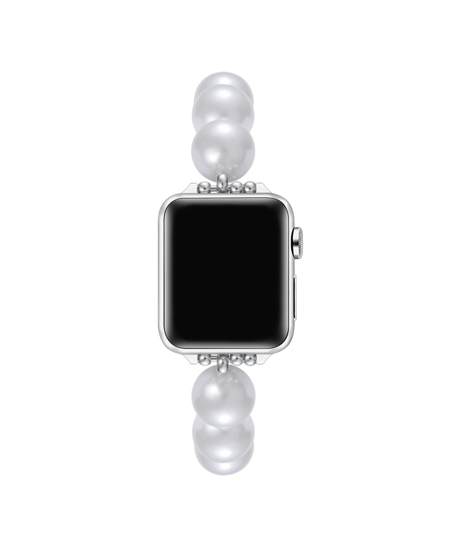 Ремешок для часов Posh Tech Violet Faux Pearl Band for Apple Watch 44,45,46,49mm, цвет: Белый — фото 3