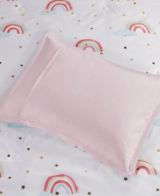 Alicia Rainbow Metallic Stars 6-Pc. Comforter Set, Twin