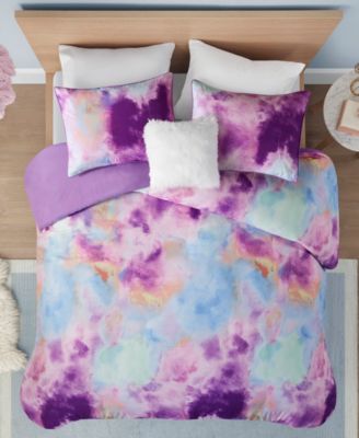 Intelligent Design Cassiopeia Watercolor Tie Dye 3-Pc. Duvet Cover Set, Twin/Twin XL