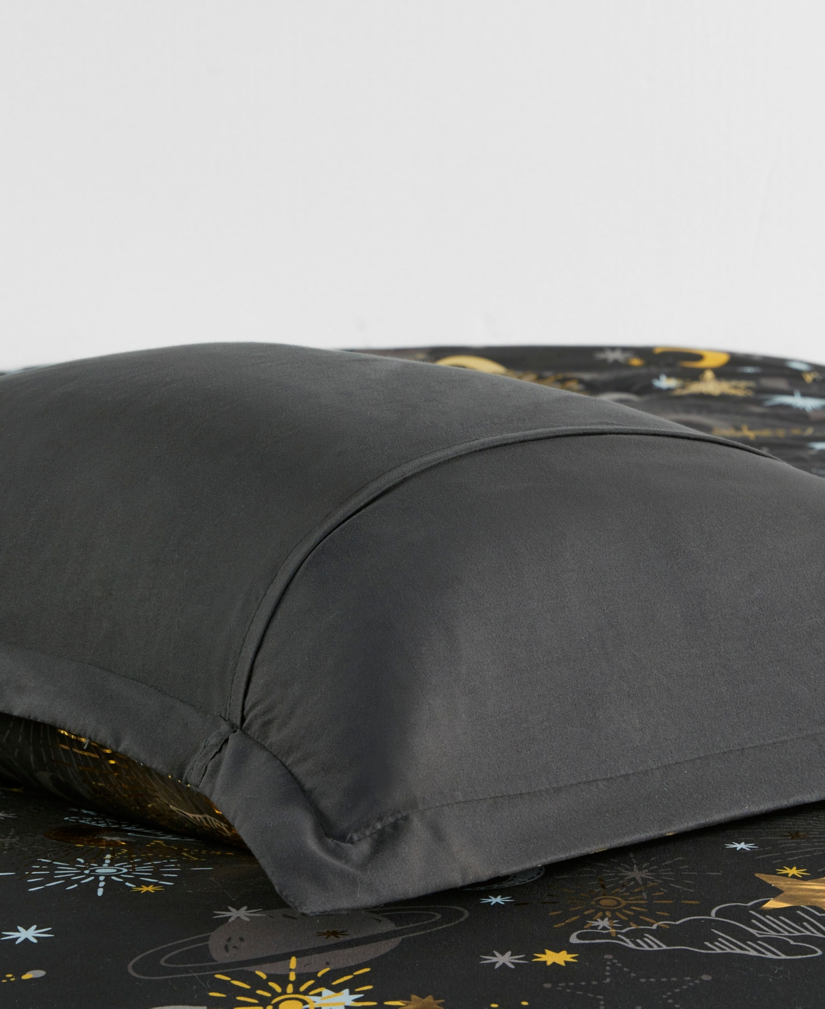 Mi Zone Kids Celia Starry Sky Metallic 3-Pc. Comforter Set, - Charcoal  gold-tone
