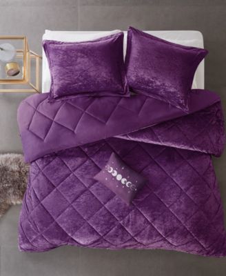 Felicia Velvet 3-Pc. Comforter Set, Twin/Twin XL