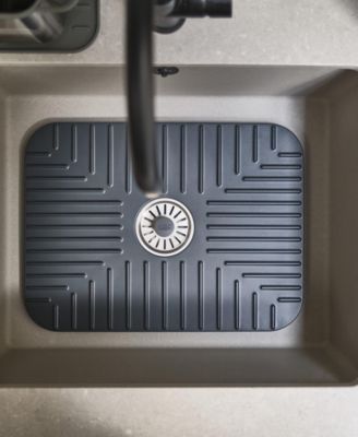 Sinkshield Large Sink Protecting Mat With Draining Plug