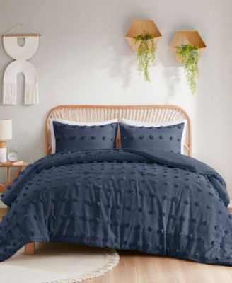 Lucy Clip Jacquard 3-Piece Comforter Set, King/California King
