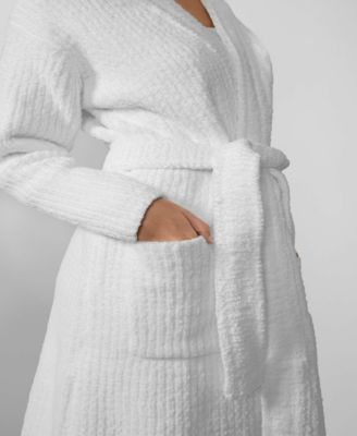 Snug Ribbed Cardigan Robe