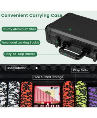 14 Gram Texas Holdem Poker Chip Set 300 Pieces Claytec Chips