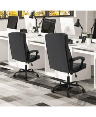 1 Pc Black Thick Headrest Cushion High-Back Ergonomic Executive Chair – Office Chair