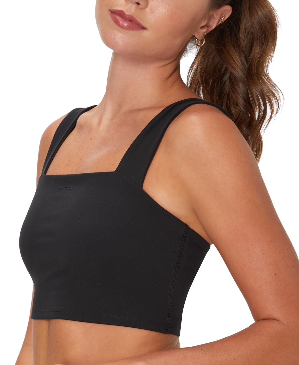Champion Women's Square-Neck Long Line Bra Top