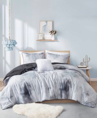 Cassiopeia Watercolor Tie Dye 3-Pc. Comforter Set, Twin/Twin XL