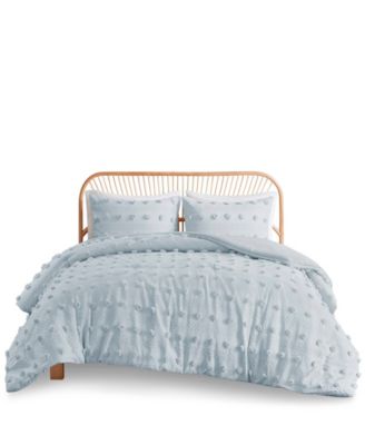 Lucy Clip Jacquard 3-Piece Comforter Set, Full/Queen