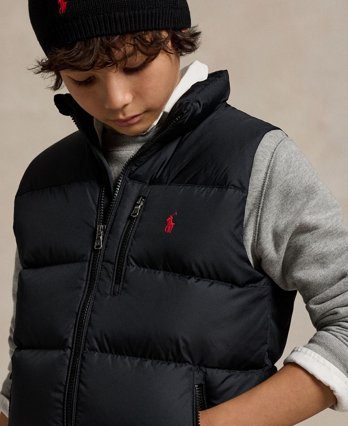 Polo Ralph Lauren Big Boys Ripstop Down Vest Jacket