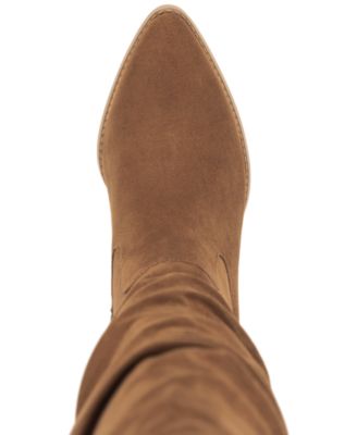 Onewus Slouch Boots voor dames met platte hak en puntige