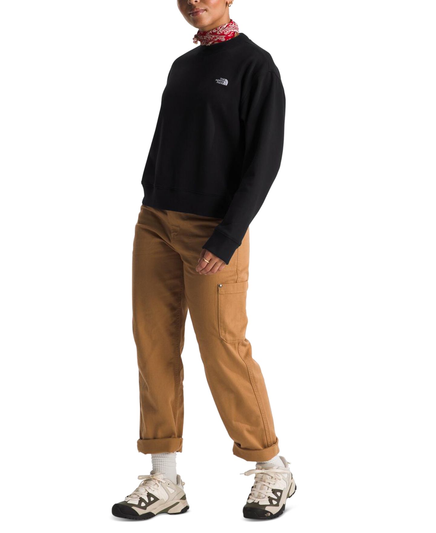 Женский топ The North Face Evolution Fleece, цвет: Чёрный — фото 2