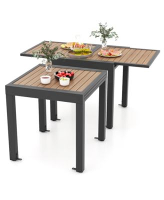 31.5-63 Inches Extendable Patio Table for 4-6 People