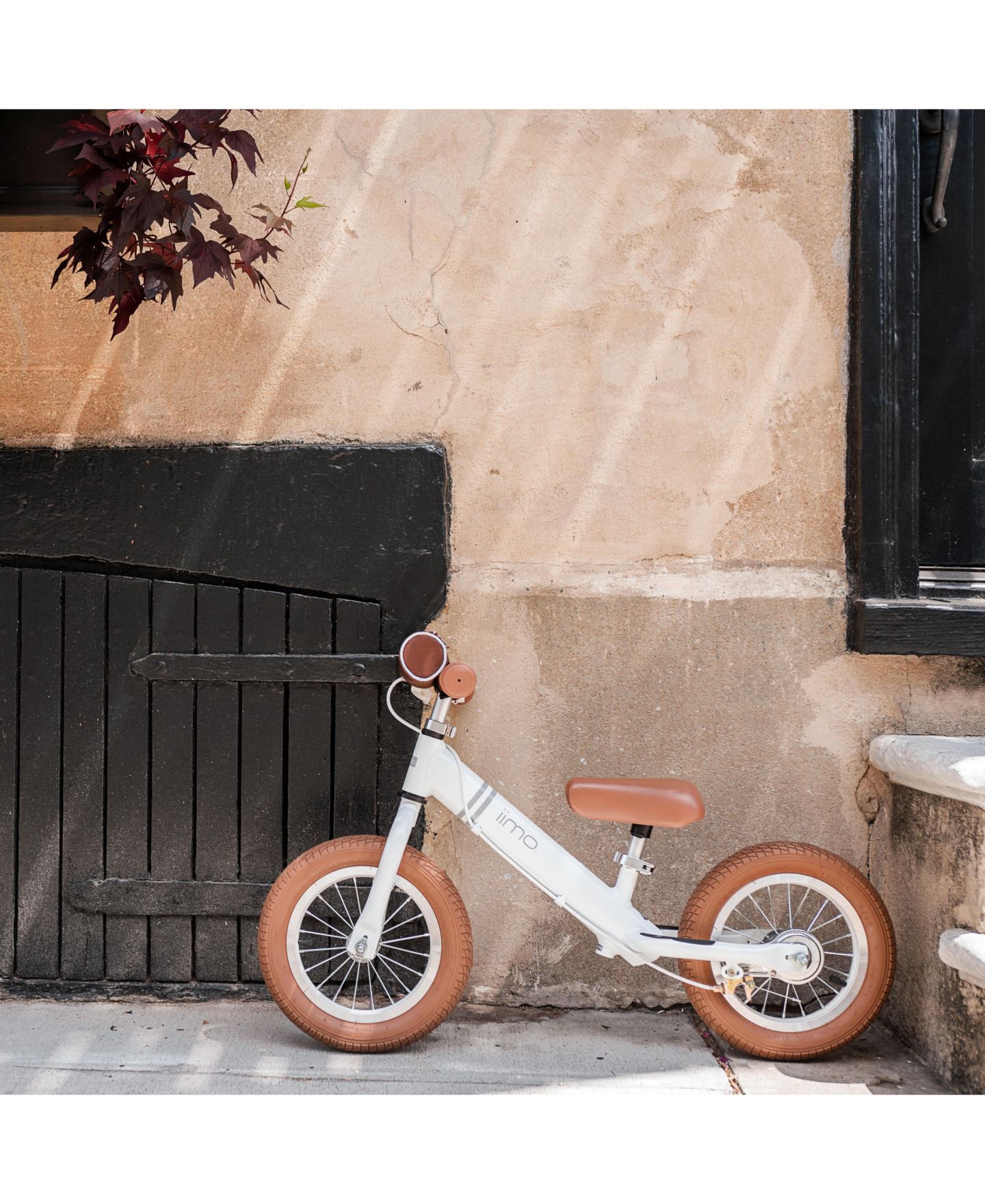 Детская игрушка IIMO 12" Alloy Balance Bike with Rear Wheel Brake, от 2 лет, цвет: Белый — фото 4
