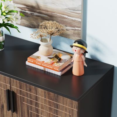 Shoe Cabinet with Doors, 20 Pairs Entryway Shoe Storage Cabinet with Shelves