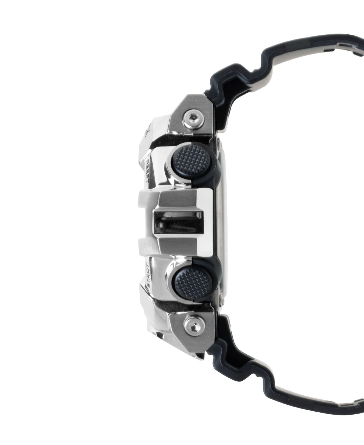 Мужские часы G-Shock Japanese Quartz Black Resin Watch, 53.4mm, GM700-1A — фото 3