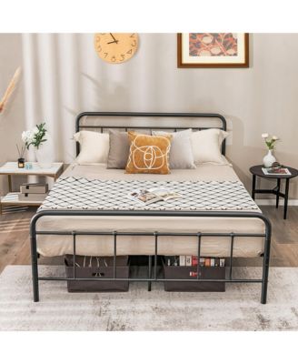 Full Size Heavy Duty Metal Bed Frame Headboard Platform Mattress Foundation