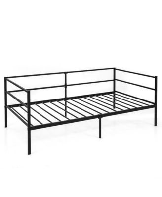 Twin Metal Daybed Frame Dual-use Platform Sofa Bed for Living Room Bedroom