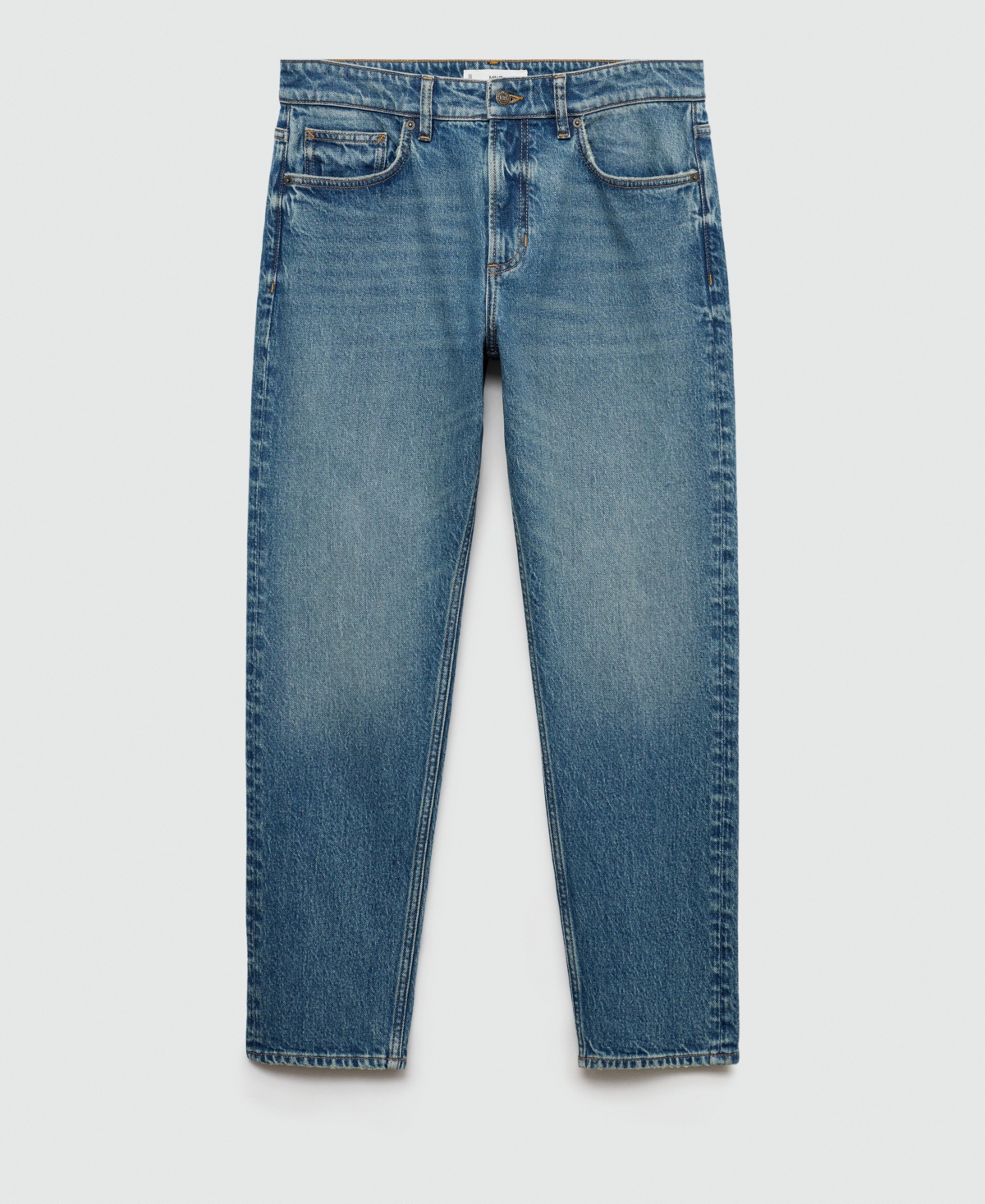 Mango Men's Ben Tapered-fit Jeans In Blue