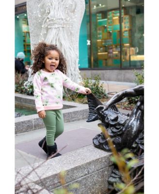 Girls The Mandalorian Fleece Sweatshirt and Leggings Outfit Set to