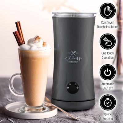 Automatic Hot and Cold Foam Maker 4-in-1 Milk Frother and Steamer