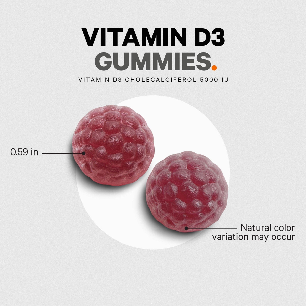 Codeage Vitamin D3 Gummy Vitamins, Vitamin D3 5000 Iu Gummies Cholecalciferol 125 mcg - 2-Month Supply - Soft Pectin-Based, Animal Gelatin-Free Vitami