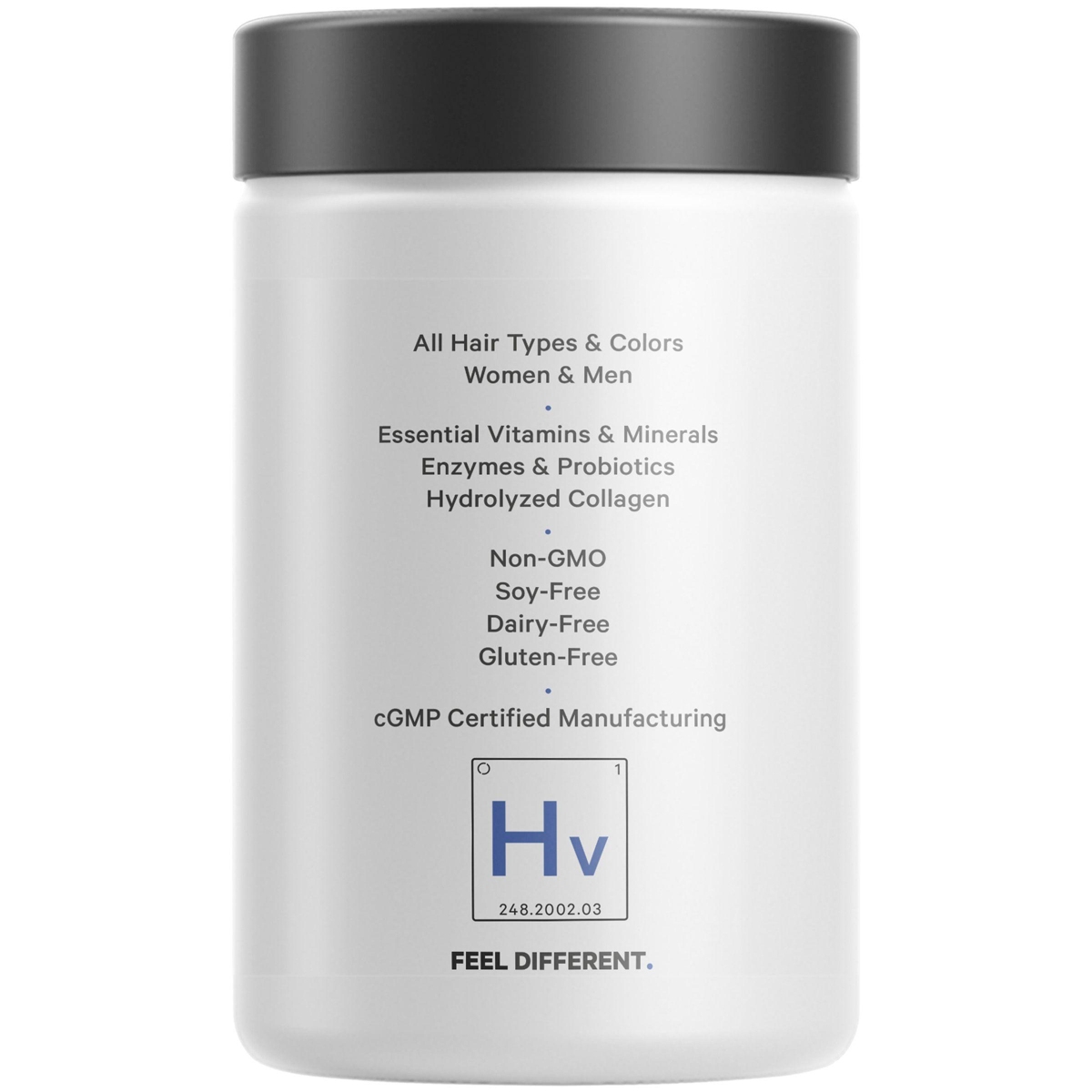 Codeage Hair Vitamins 10000 mcg Biotin, Keratin, Collagen, Vitamin A, B12, C, D3, E, Zinc, Turmeric, Probiotics, Enzymes, Inositol - Hair Care Support