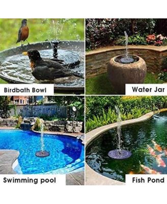 Solar Fountain Pump for Bird Bath Garden Outdoor