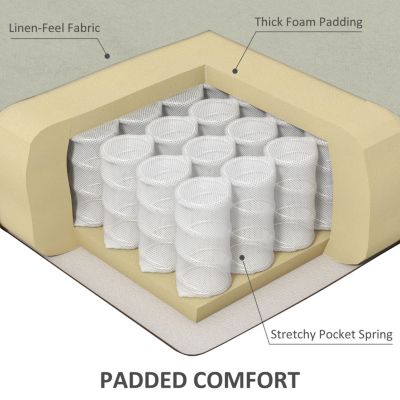 Vibration Massage Recliner Sofa with Heat and Footrest