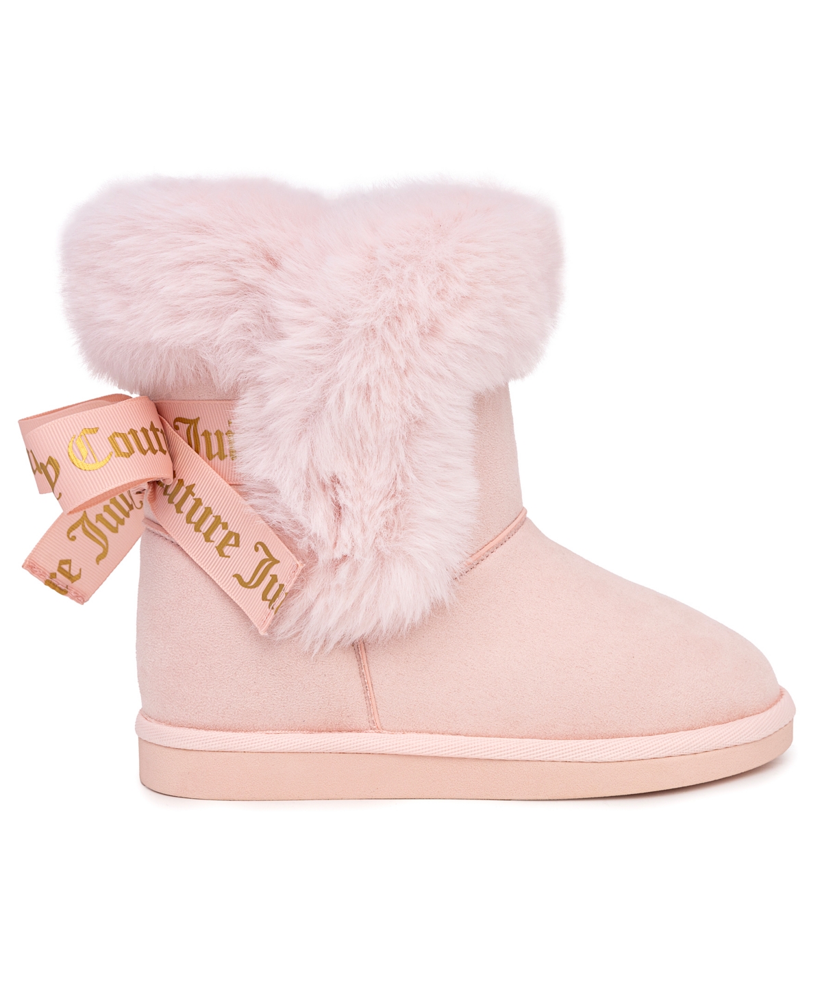Juicy Couture Little And Big Girls King Cold Weather Pull-on Boots In Blush