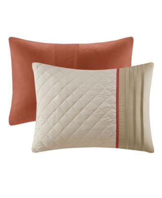 Jenson 7-Pc. Color Block Stripe Comforter Set, Queen