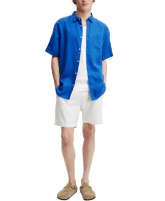 Men's Linen Short Sleeve Shirt