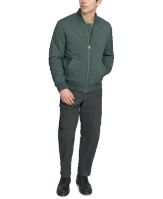 Men's Quilted Fashion Bomber Jacket