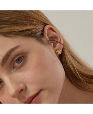 Ciara Heart Stud Earrings