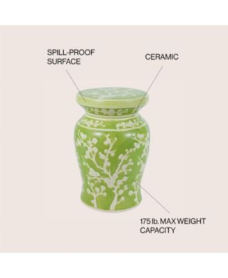 Cherry Ceramic Garden Stool