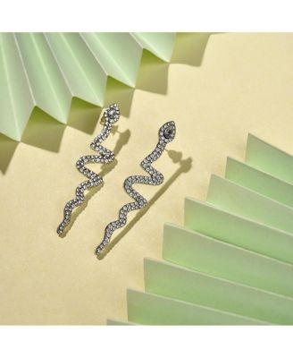 Women's Serpent Drop Earrings