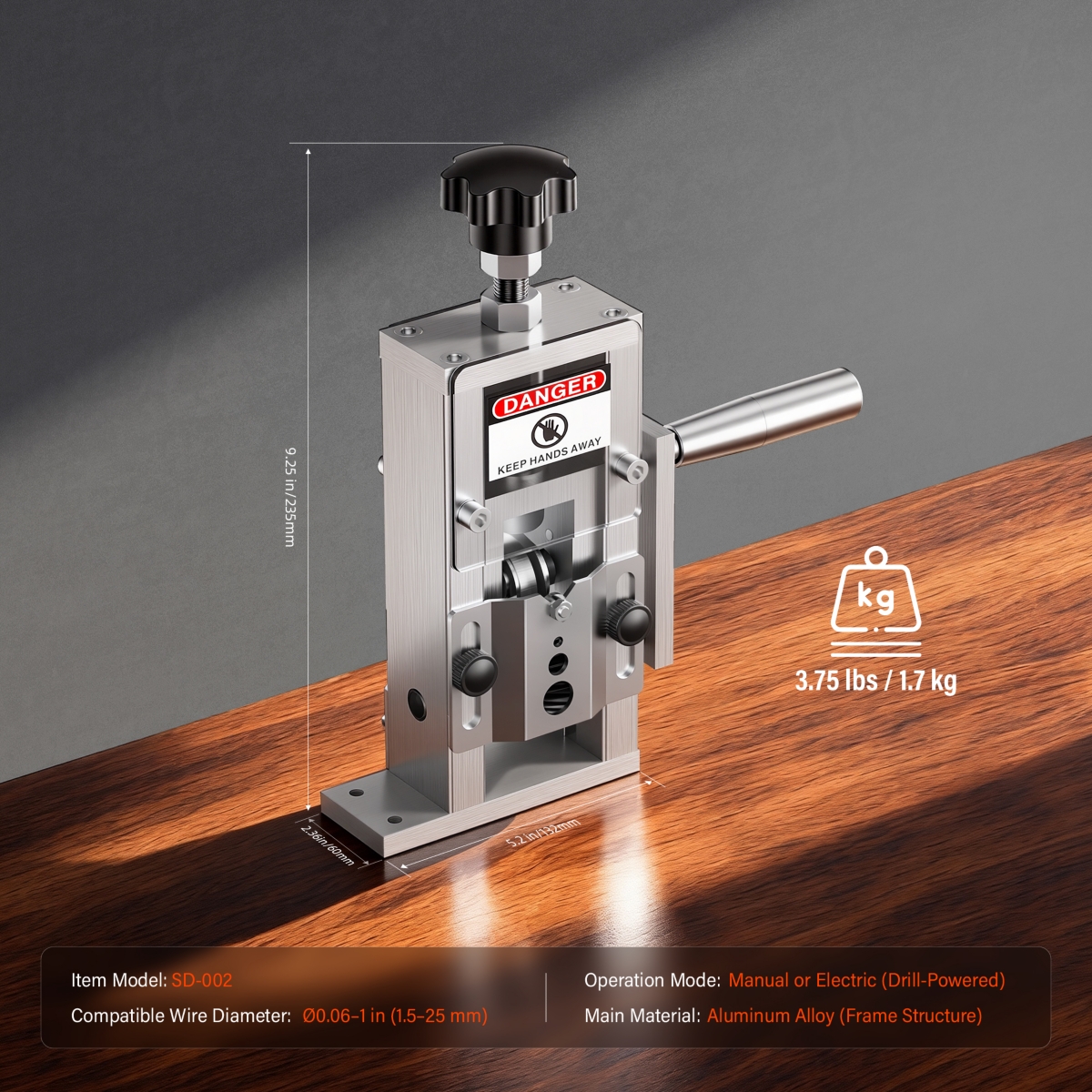 Skonyon 4 Step Boat Ladder with Pedal Handrail for Boat Yacht Dock