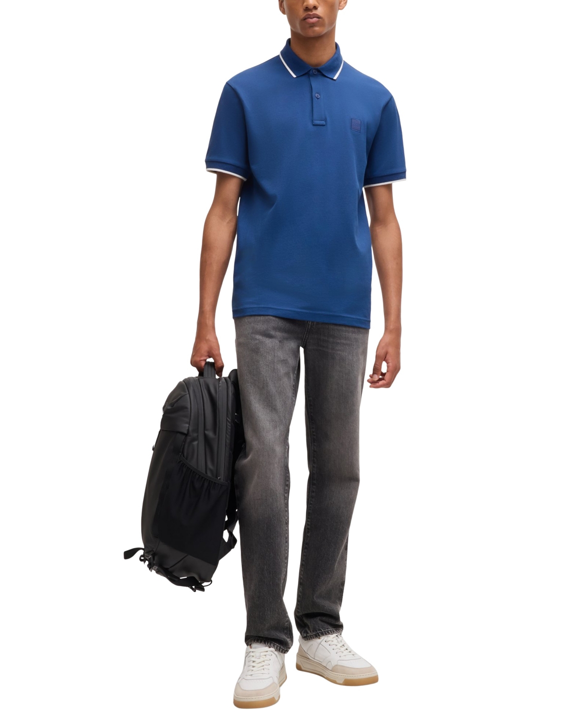 Boss by Hugo Boss Men's Cotton-Pique Slim-Fit Polo