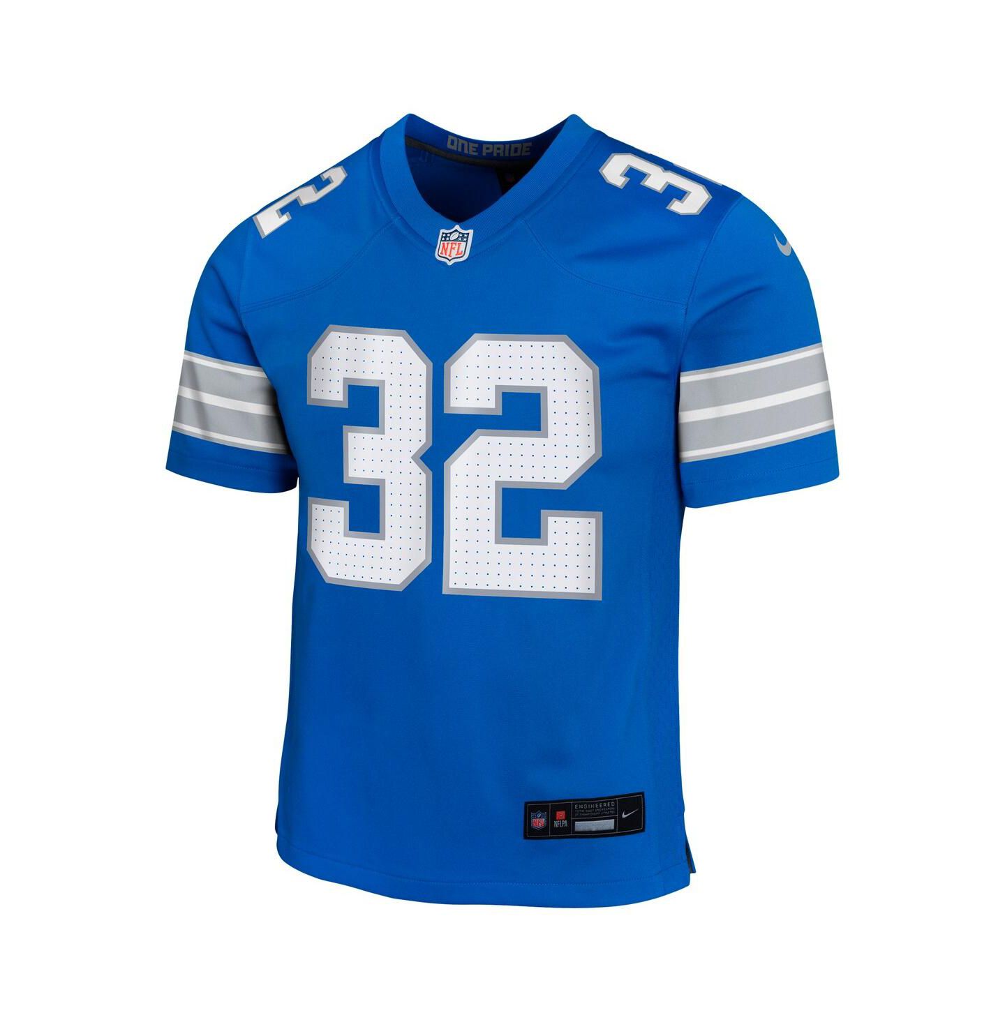 Детская игровая джерси Nike Brian Branch Detroit Lions, Blue — фото 3