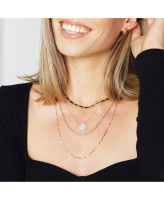 Mini Faceted Gold Huggie Hoop Earrings 14K Gold