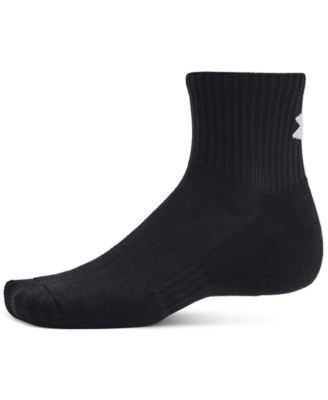 Unisex Training Cotton 6-Pk. Moisture-Wicking Quarter Socks